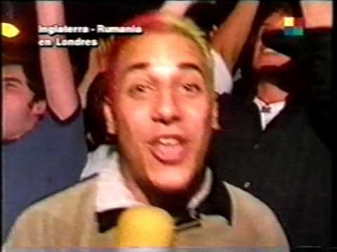 Inglaterra Vs. Rumania en un pub de Londres - Francia 98