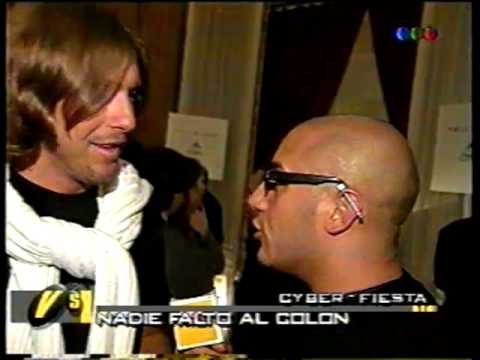 Magic Johnson en presentacion AOL - Versus 2001