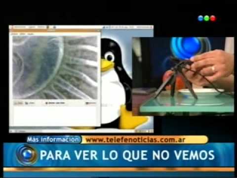 Microscopio en Telefe Noticias