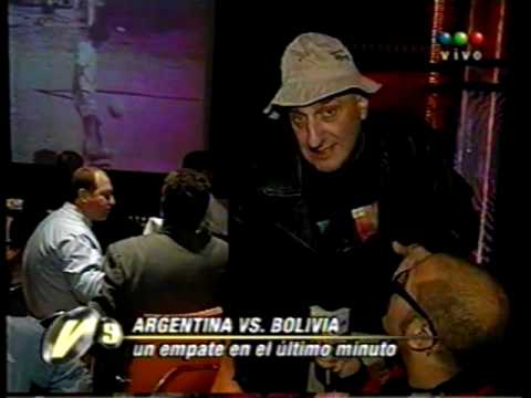 Argentina vs. Bolivia por eliminatorias mundial 2002- Versus 2000