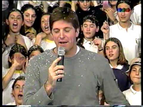 Con Veronica Lozano en 1, 2, 3 Out - 2001