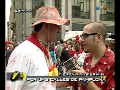 Corriendo con los toros en Pamplona, San Fermín - Versus 2001