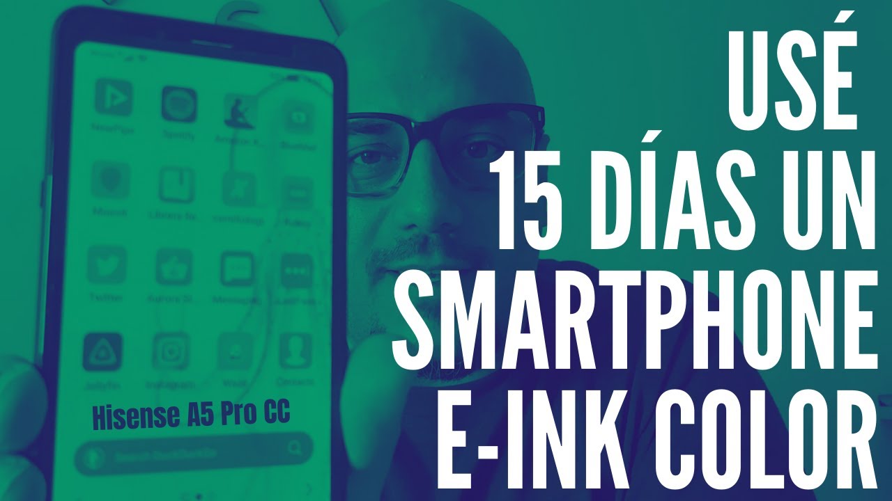 Usé 15 días el A5 Pro CC (teléfono e-ink color) cómo único dispositivo y estas son mis conclusiones.